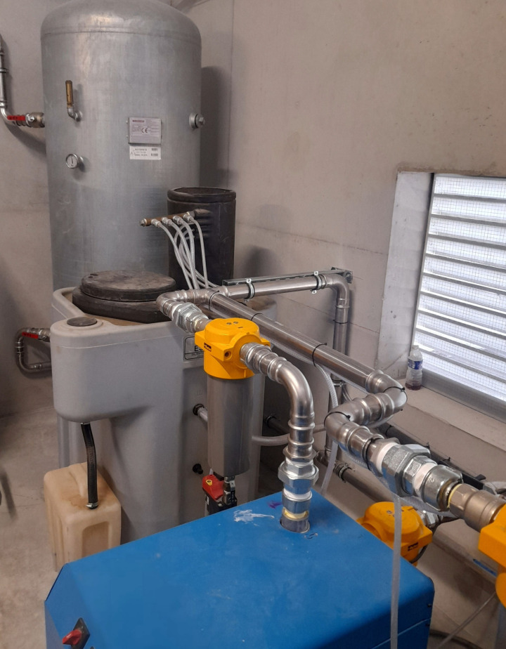 Tube inox a sertir