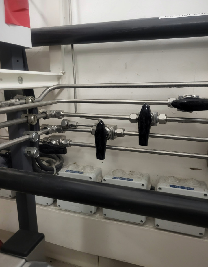 Vanne double bague inox